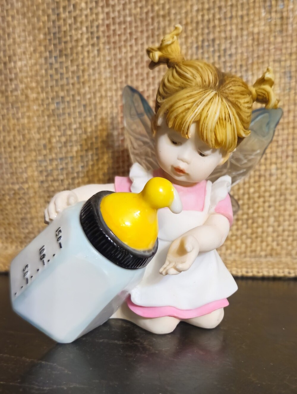 2004 My Little Kitchen Fairies "Milk Check Fairie" figurine